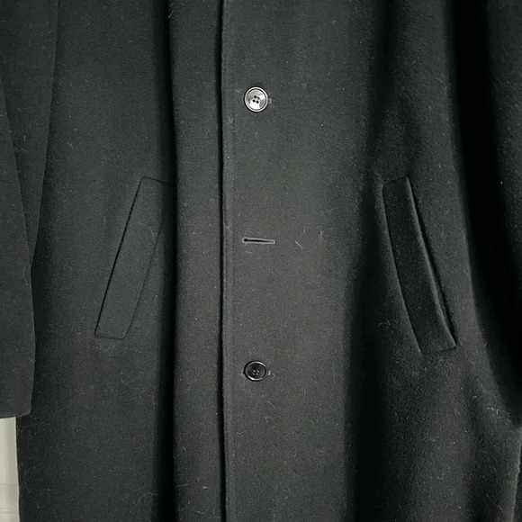 Vintage Andrew Fezza New York Overcoat Cashmere Wool Blend Size R44 (XL/XXL) - Picture 6 of 7